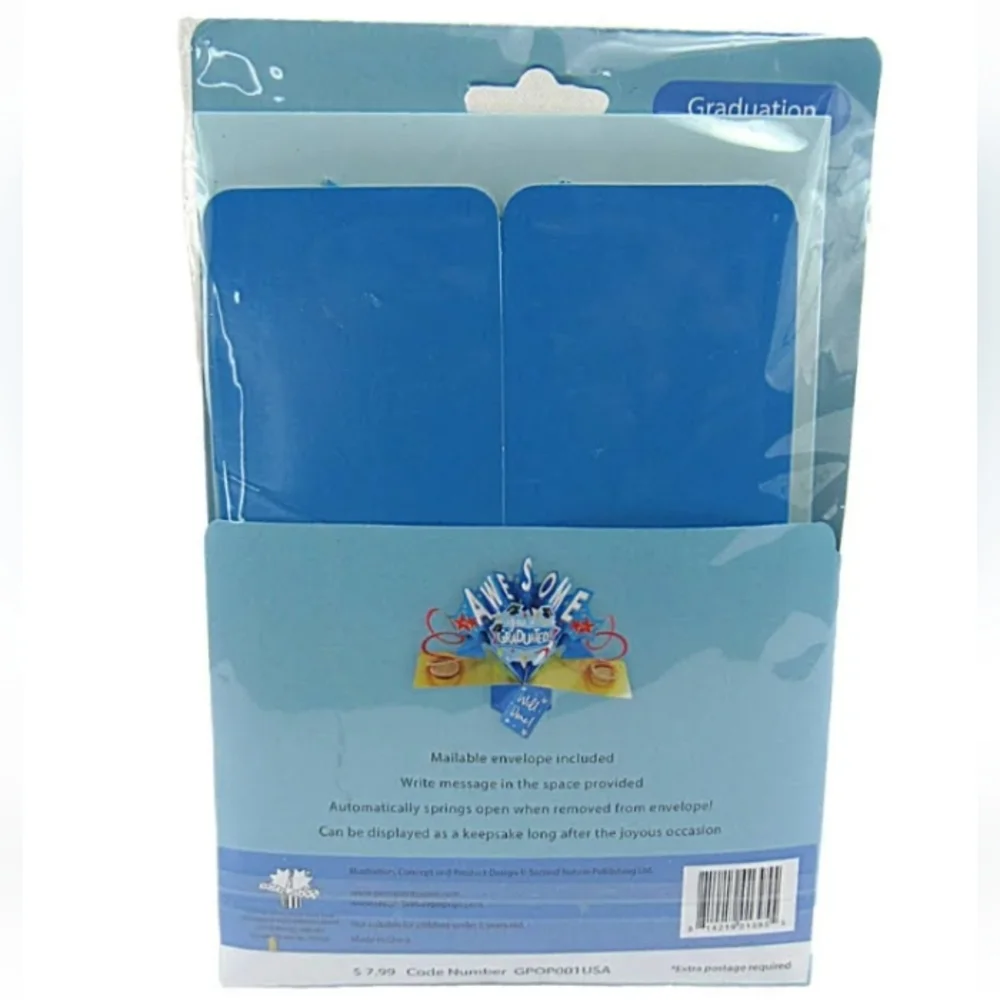 A Paper Miracle Second Nature Pop Ups Graduation Card Awesome